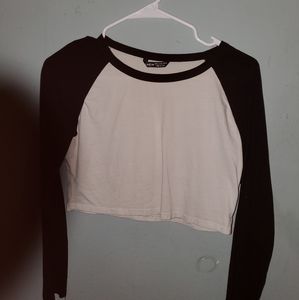 Ling sleeve crop top